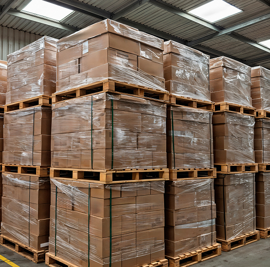 Pallet. Covered.