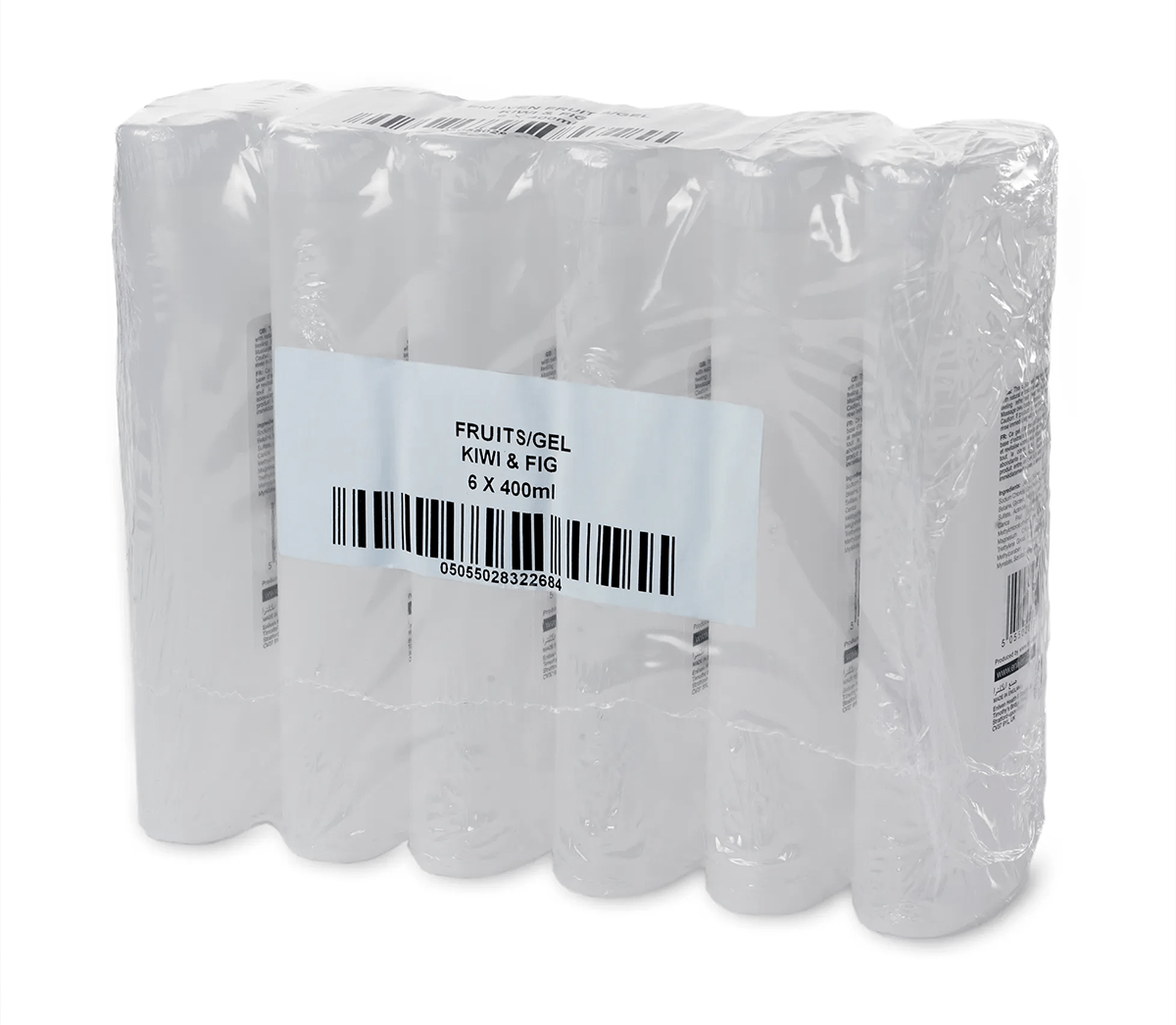 labeling on fruit gel bottle packaging