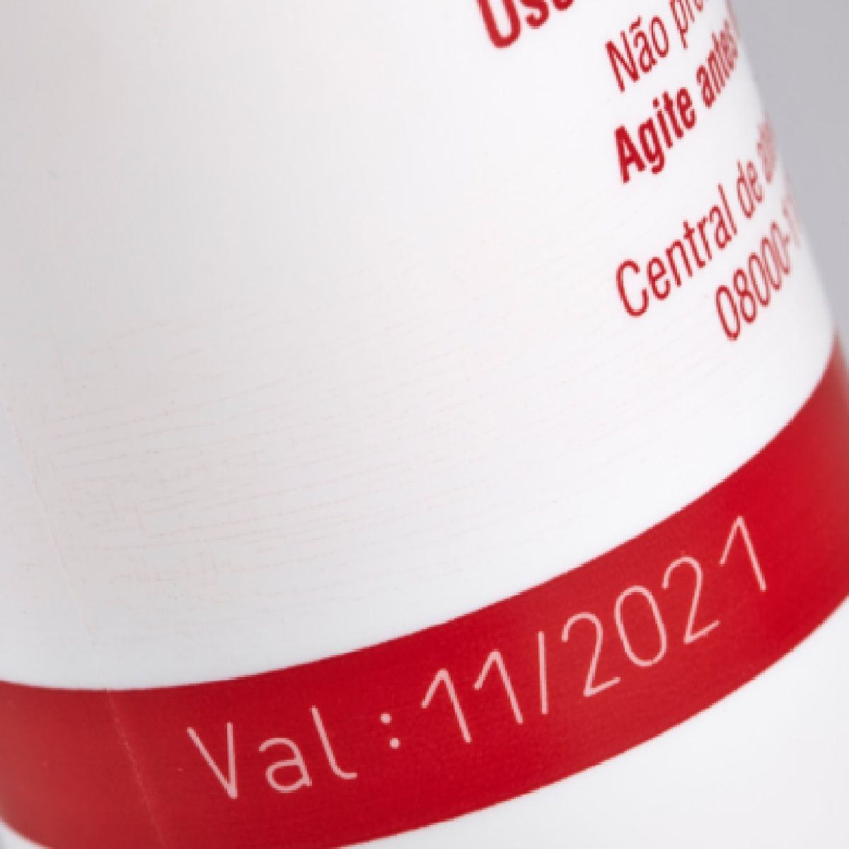 laser marking on hdpe plastic bottle
