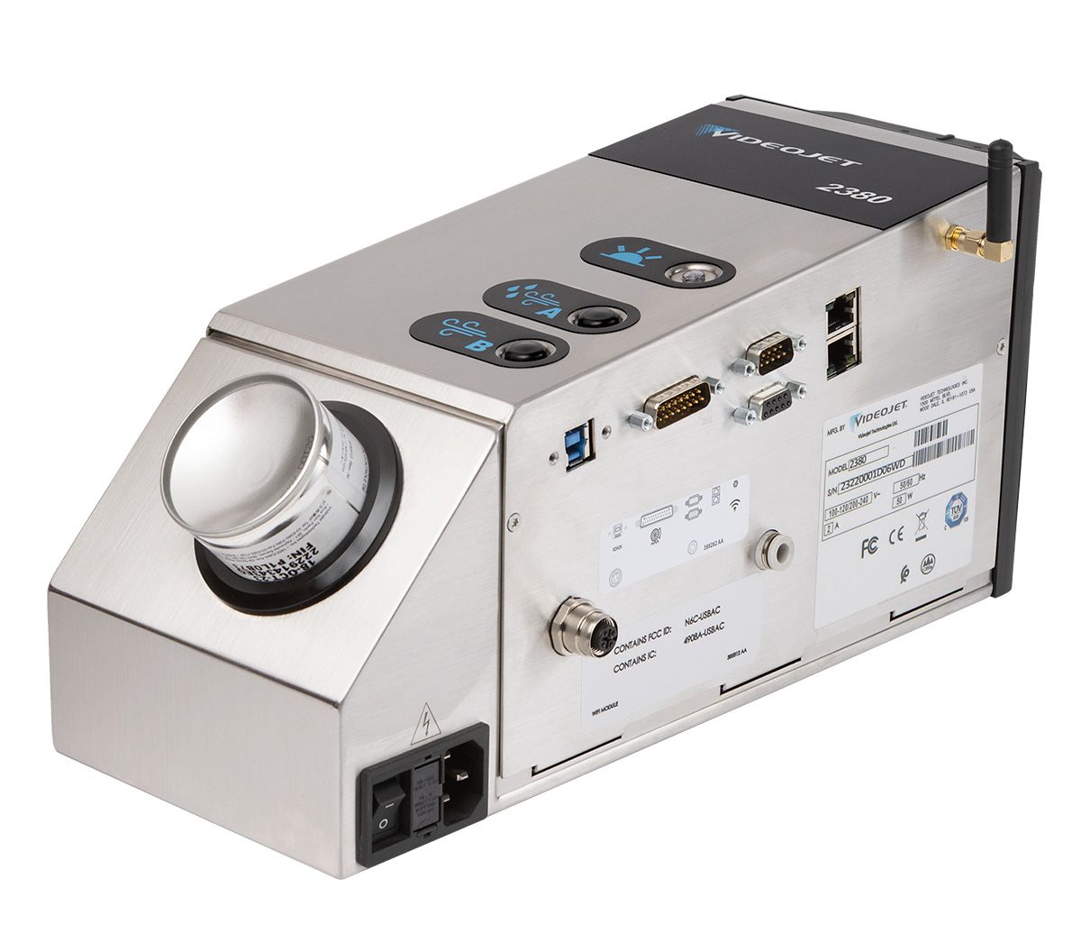 lcm 2380 printer canister side