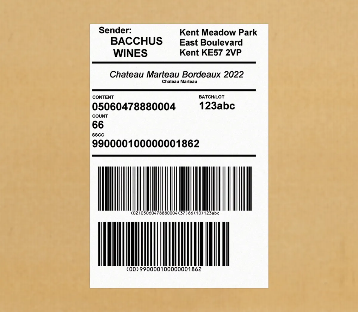 lpa 9560 pl vertical label corrugate