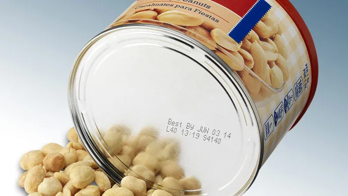 salty snacks metal aluminium tin
