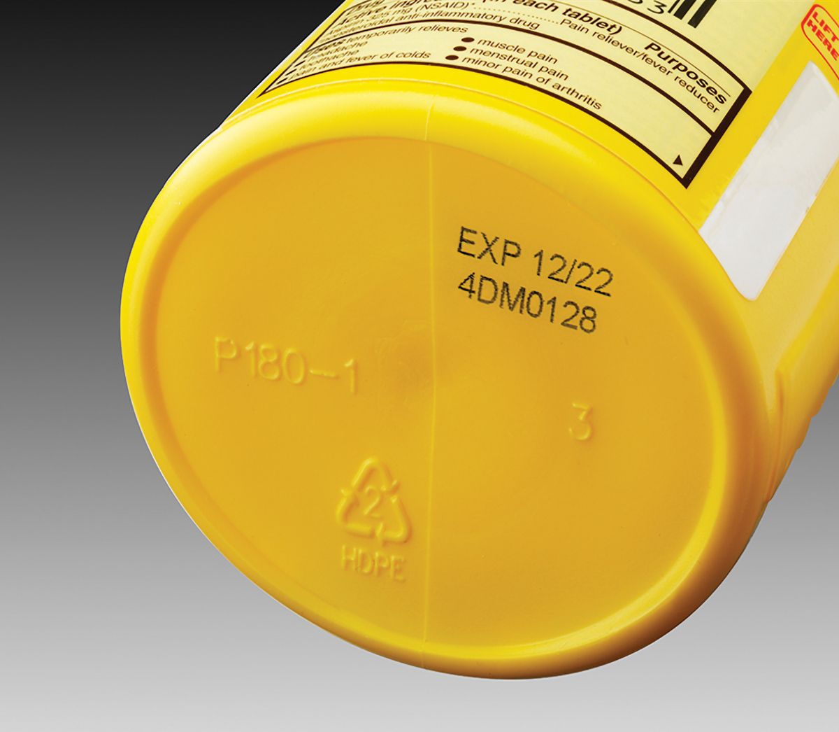 tij alpha numeric hdpe plastic bottle