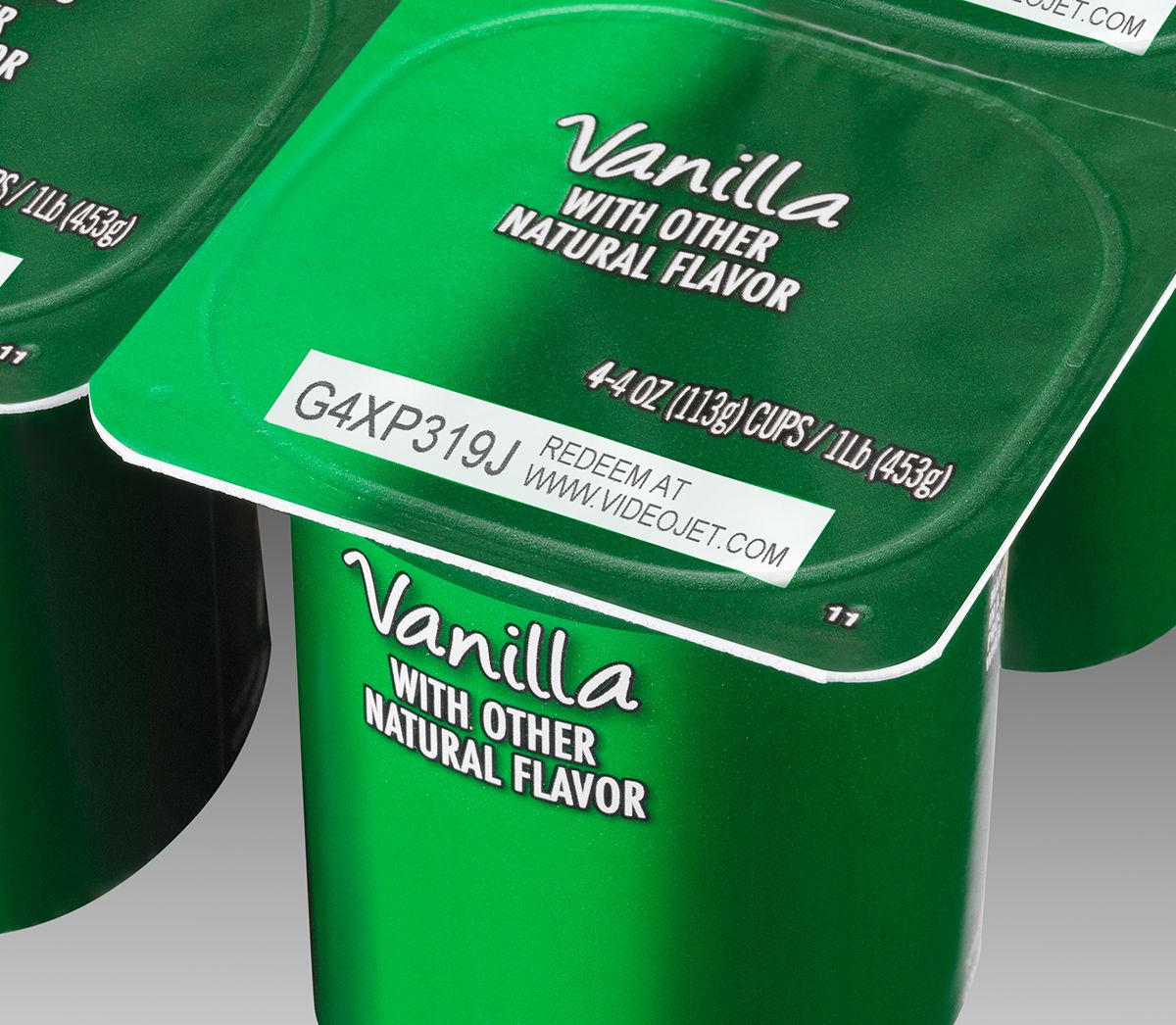 tij alpha numeric plastic foil yogurt dairy